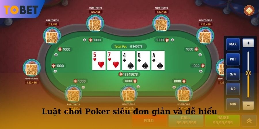 Luật chơi Poker siêu đơn giản và dễ hiểu